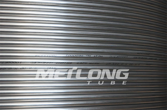 1/4 '' OD X 0,065 '' WT TP316L Cienkie rurki kapilarne Hydrauliczna linia sterująca