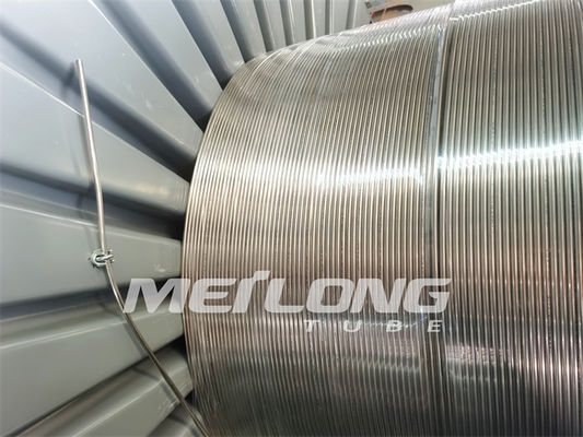 3/8 '' OD X 0,049 '' WT Zwijane rurki kapilarne Duplex 2205 Stal nierdzewna do odwiertów gazowych