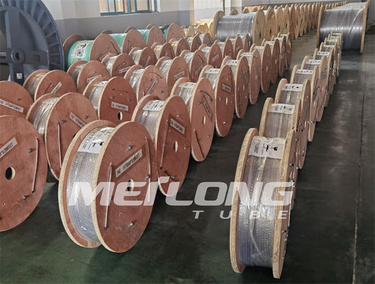 1/4 '' OD X 0,065 '' Miedziany nikiel Przewód hamulcowy Hydrauliczny przewód sterujący Incoloy 825