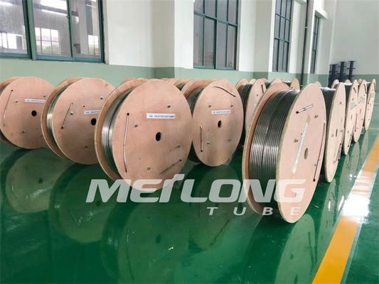 1/4 '' OD X 0,065 '' Miedziany nikiel Przewód hamulcowy Hydrauliczny przewód sterujący Incoloy 825