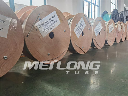Duplex 2507 Hydraaling Steel Tube Coil ASTM A269 304 Linia kontrolna rurki kapilarnej ze stali nierdzewnej