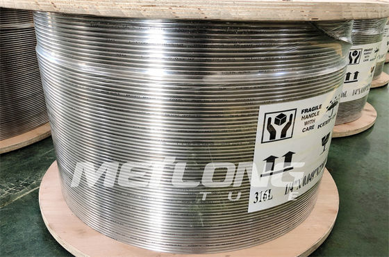 Przewód hydrauliczny 0,125 cala ASTM B704 SS 0,028 Psi