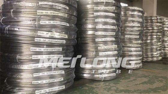 Linia wtrysku substancji chemicznych Duplex 2507 1 2 Węże hydrauliczne ze stali nierdzewnej do otworu dolnego